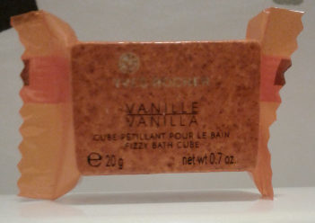 Cube pétillant pour le bain Vanille