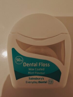 Dental floss wax coated mint flavour
