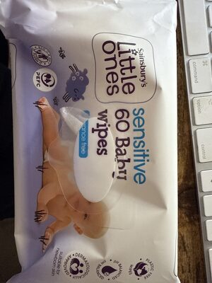Sensitive 60 Baby Wipes