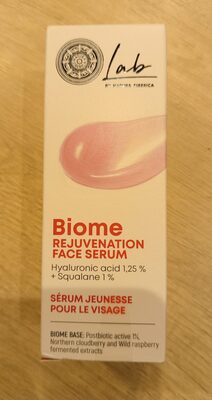 Biome rejuvenation face serum