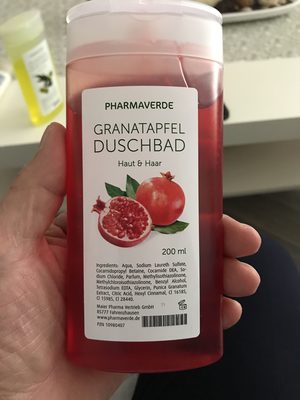 Granatapfel duschbad