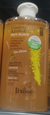 Azufre muy suave champú