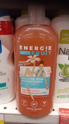 Douche soin hydratante huiles de monoi et macadamia bio