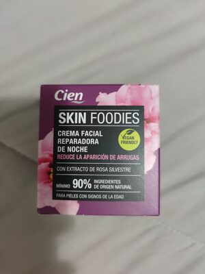 Skin foodies, crema facial reparadora de noche