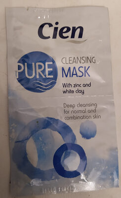 Cien Pure Cleansing Mask with zinc and white clay