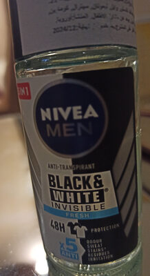 NIVEA Men Black & White Invisible Fresh Antitranspirant Roller
