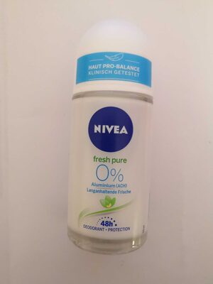 NIVEA fresh pure 0% Aluminium 48h Deodorant Protection