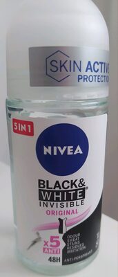 Desodorante roll-on Invisible Black & White antitranspirante