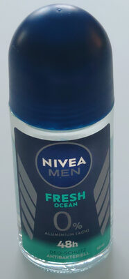 Nivea Man FRESH OCEAN 0% Aluminium (ACH) 48h Deo-Schutz Antibakteriell