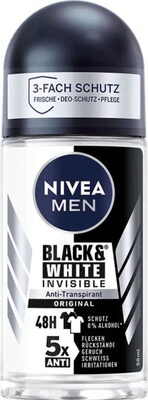 Deo Black & White Invisible