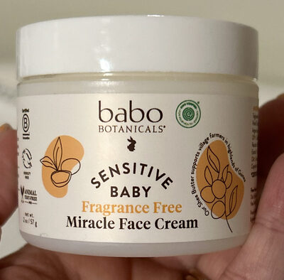 Sensitive Baby Fragrance Free Miracle Face Cream