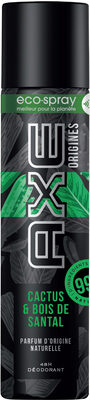Axe Déodorant Homme Éco-Spray Origines Cactus & Bois de Santal 85ml