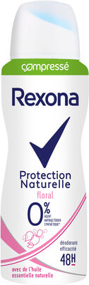 Rexona Déodorant Femme Spray Antibactérien Protection Naturelle Floral 48H 100ml