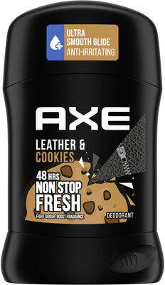 Axe Déodorant Homme Stick Collision Cuir & Cookies 48 h Non-Stop Frais 50ml