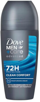 Dove Men+Care Advanced Clean Comfort Antitranspirant Deodorant Roller