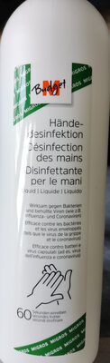Désinfection des mains