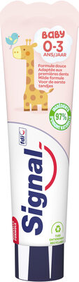 Signal Dentifrice Baby 0-3 Ans Framboise