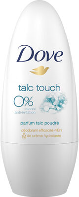 Dove 0% Déodorant Femme Bille Antibactérien Talc Touch