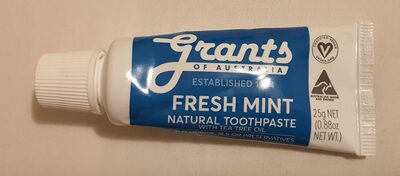 Fresh mint natural toothpaste
