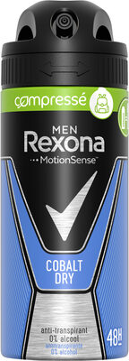 REXONA MEN Déodorant Anti-Transpirant Spray Compressé Cobalt Dry 100ml