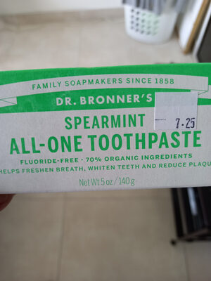 Spearmint All-One Toothpaste