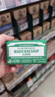 All-One Almond Pure-Castile Bar Soap