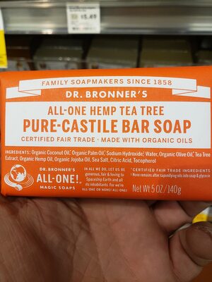 All-One Tea Tree Pure-Castile Bar Soap