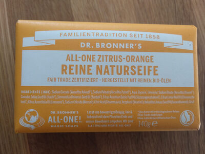 All-One Zitrus-Orange Reine Naturseife
