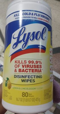 Disinfecting Wipes - Lemon & Lime Blossom