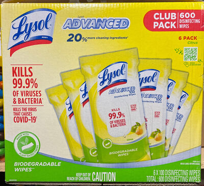 Disinfecting Wipes Citrus