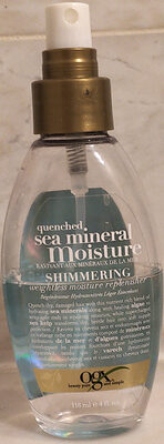 Quenched Sea Mineral Moisture Shimmering Weightless Moisture Replenisher