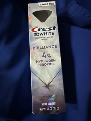 Crest 3D white 4% hydrogen peroxide