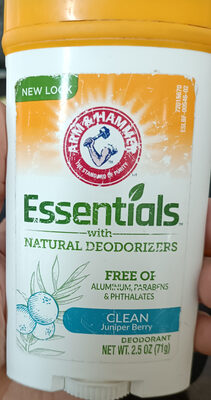 Essentials with NATURAL DEODORIZERS JUNIPER BERRY DEODORANT