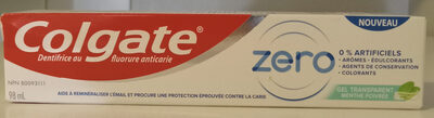 Clear Gel Zero Anticavity Flouride Toothpaste