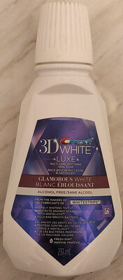 3D White Luxe Alcohol Free Multi-Care Whitening Oral Rinse