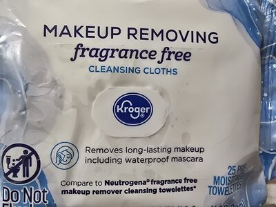 Makeup Removing fragrance free cleansing cloths