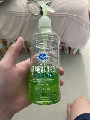 After sun gel with aloe vera