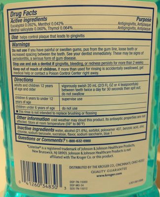 Tartar Control Plus Antiseptic Mouth Rinse