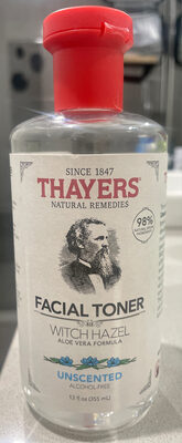 Witch Hazel Facial Toner Uncented