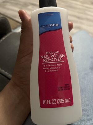 Regular nail polish remover