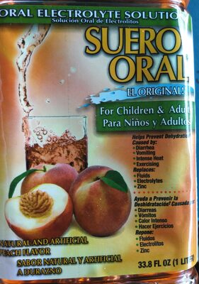 suero orall peach