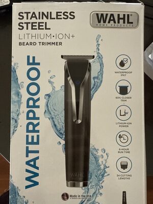 Stainless steel lithium ion+ beard trimmer