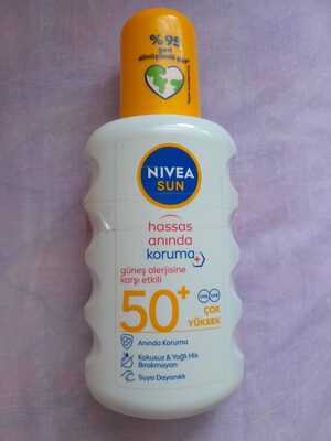 NIVEA SUN Hassas Anında Koruma Güneş Alerjisine Karşı Sprey SPF 50+