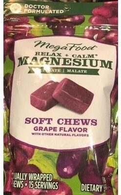 Grape Flavor Magnesium Soft Chews