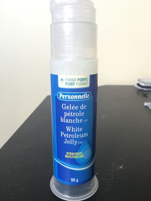 Gelée de pétrole blanche