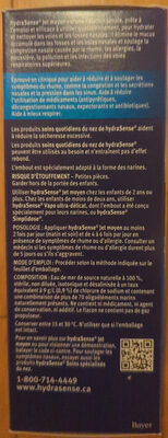 Soins quotidiens du nez jet moyen