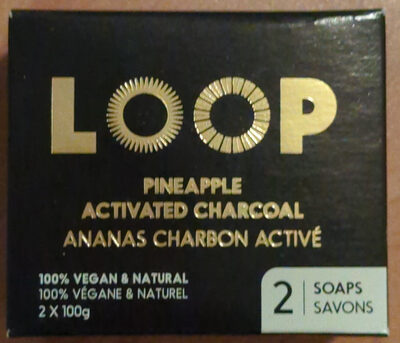 Savon Ananas charbon activé