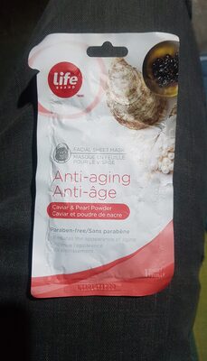 Anti aging facial sheet mask