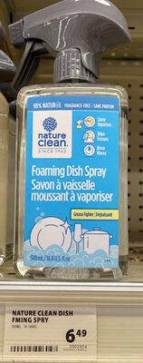 Foaming Dish Spray, Refillable