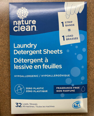 Laundry Detergent Sheets, Fragrance-Free